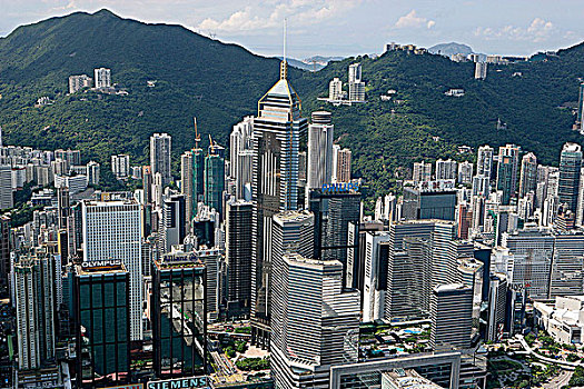 航拍,俯视,湾仔,香港