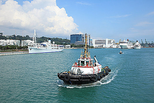 船,海洋,新加坡
