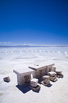 盐湖,乌尤尼,南方,高原,玻利维亚