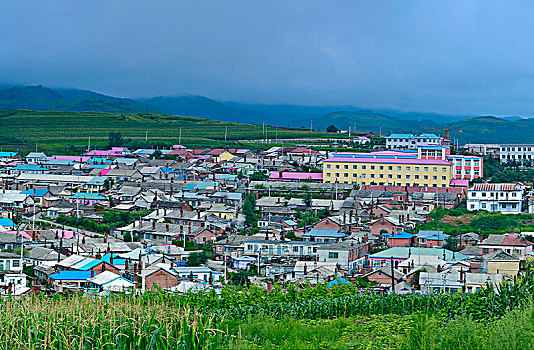 吉林省图们市乡村建筑景观