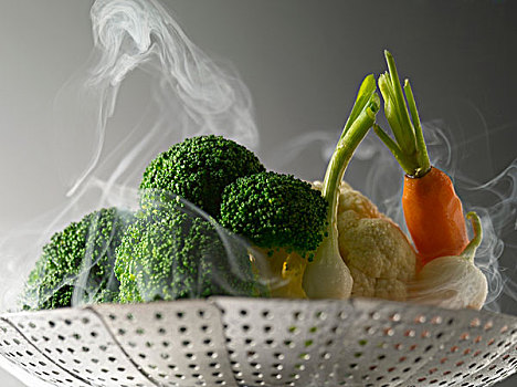 蒸制,蔬菜