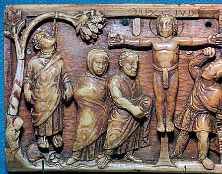 迟,罗马,象牙制品,盒子,死亡,磨难,5世纪,艺术家,未知