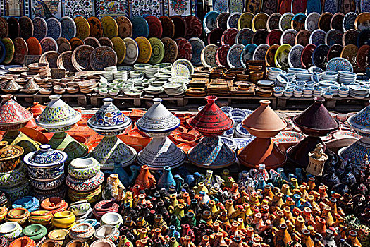 陶器,陶瓷,纪念品,杰尔巴,突尼斯,非洲
