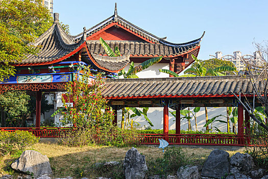 中式园林建筑景观