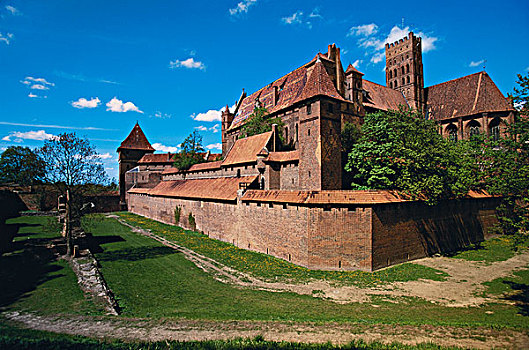 波兰,波美拉尼亚,马尔堡,城堡,大幅,尺寸