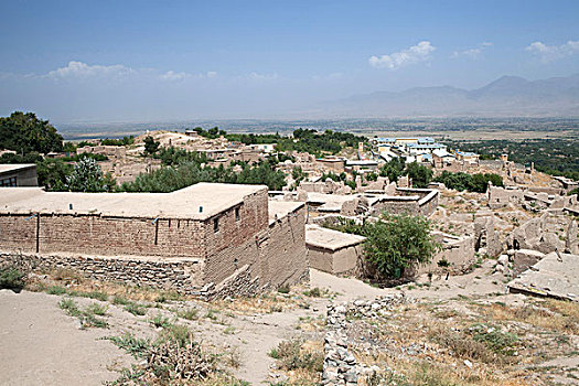 阿富汗,乡村,重建,2001年,风景,山谷