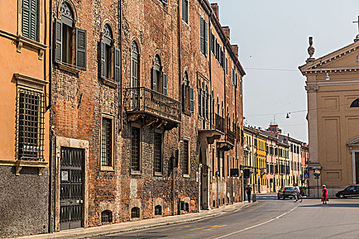 街道,维罗纳,威尼托,意大利,欧洲