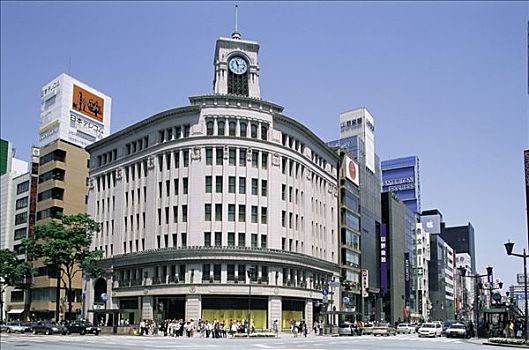 日本,东京,银座,百货公司,购物