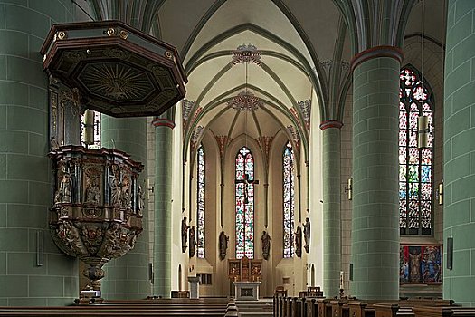 教区教堂,北莱茵威斯特伐利亚,德国,欧洲