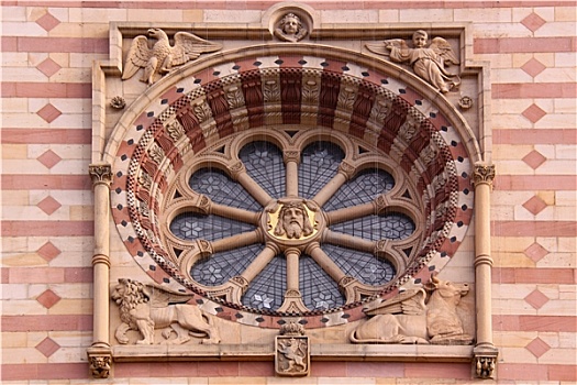圆花窗,大教堂,施佩耶尔