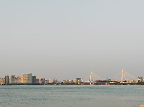 海南海口自在湾海边