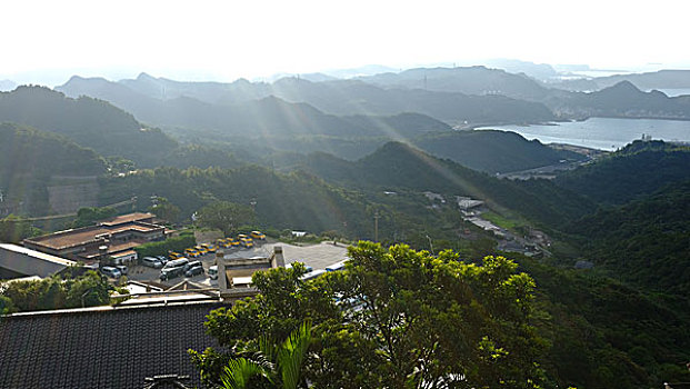 光线山景自然九份台湾