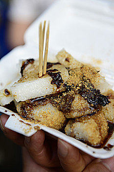 回民街小吃,蜂蜜冰粽,陕西西安碑林区