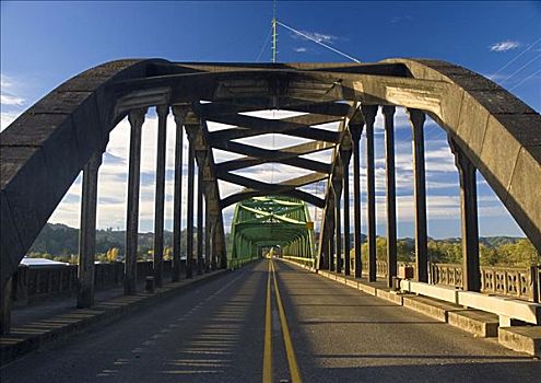 道路,桥,俄勒冈,美国