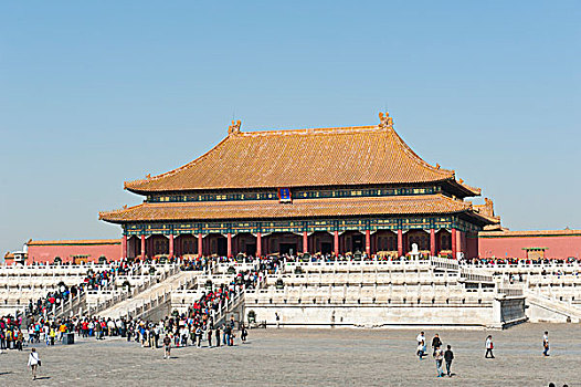 太和殿,故宫,宫殿,北京,中国