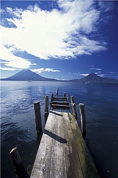 拉丁美洲,危地马拉,阿蒂特兰湖