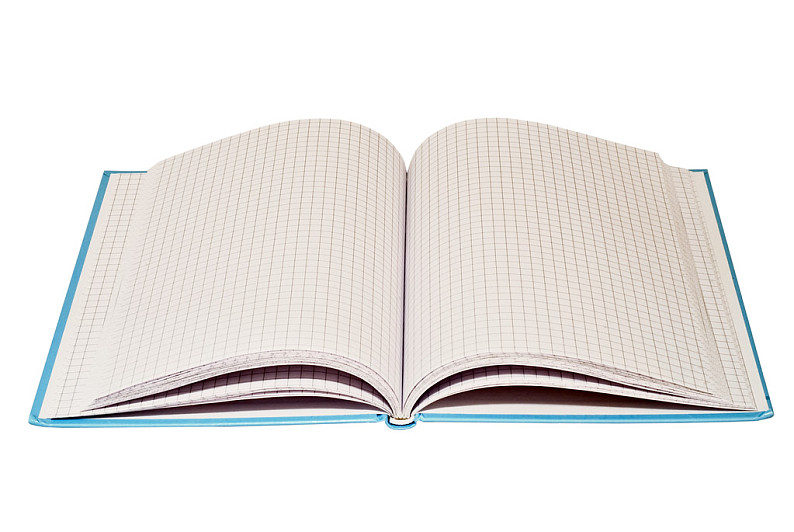 翻开,笔记本,隔绝,白色背景,背景_高清图片_全景视觉