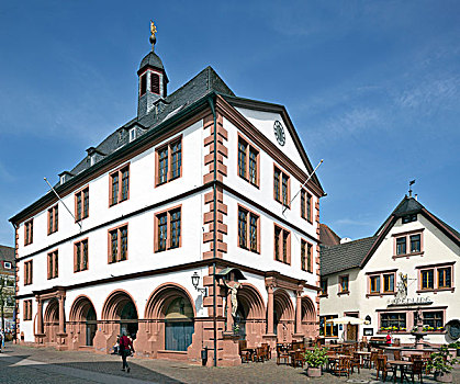 老市政厅,弗兰克尼亚,巴伐利亚,德国,欧洲