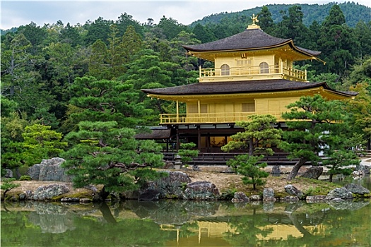 金亭,金阁寺,庙宇,京都,日本