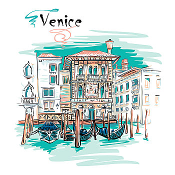 邸宅,大运河,威尼斯,意大利