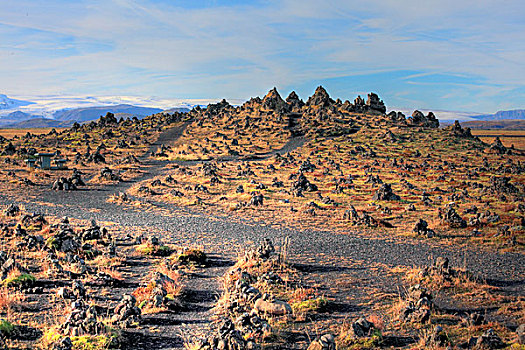 火山岩,风景,冰岛,欧洲