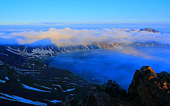 日出长白山