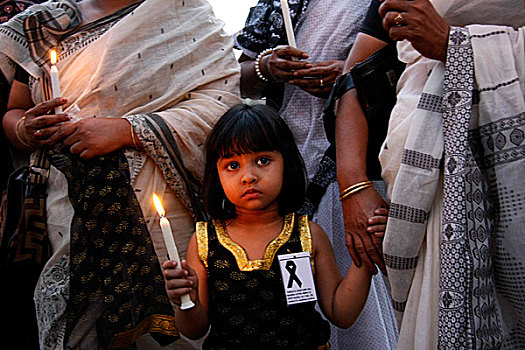 人,走,生活,拿,烛光,悲恸,记忆,公园,相对,总部,安静,祈祷,灵魂,达卡,孟加拉,2009年