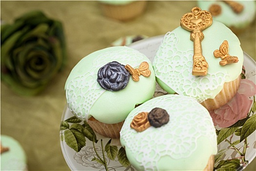 婚礼,杯形蛋糕