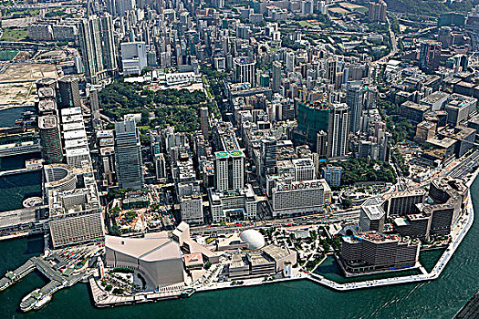 航拍,俯视,尖沙嘴,香港