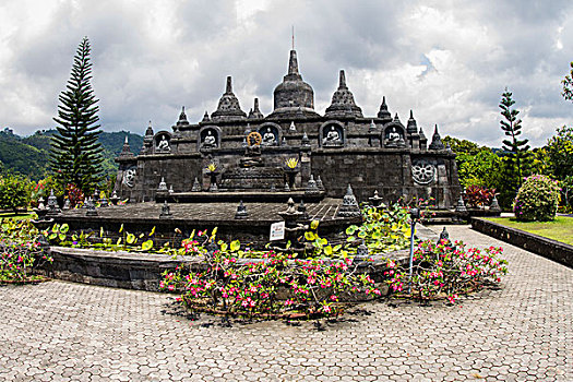 佛教,寺院,佛,巴厘岛,印度尼西亚,亚洲