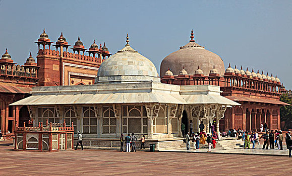 印度,北方邦,胜利宫,贾玛清真寺,墓地