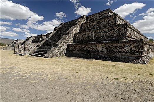 庙宇,道路,死亡,特奥蒂瓦坎,墨西哥