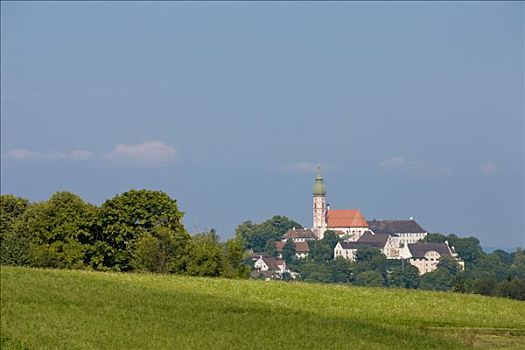 寺院,施坦恩贝格,地区,上巴伐利亚,德国,欧洲