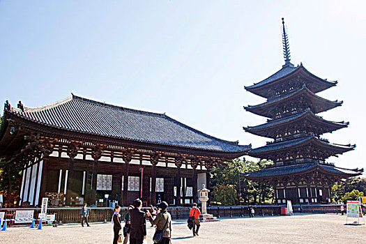 甲府,日本,庙宇,奈良