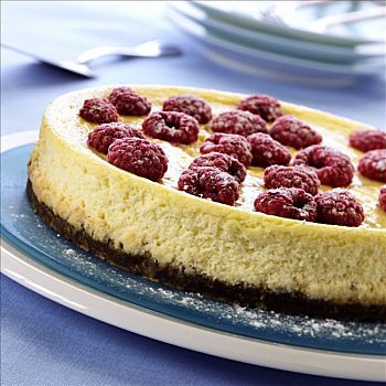 酸奶酪蛋糕,树莓