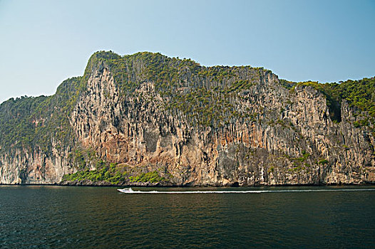 船,水,海岸线,普吉岛,泰国