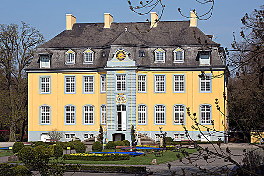 城堡,博特罗普,地区,北莱茵威斯特伐利亚,德国,欧洲