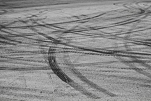 抽象,沥青,道路,背景,穿过,轮胎,轨迹