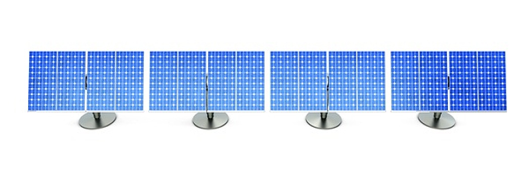 太阳能电池板,线条