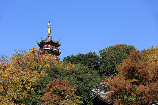 南京古鸡鸣寺景观