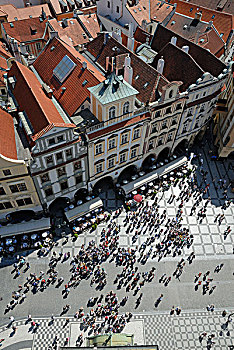 城市,风景,老,城镇,布拉格,捷克共和国,欧洲