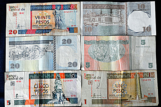 货币,敞篷车,比索,钞票,游客,古巴,大安的列斯群岛,加勒比海,中美洲,北美