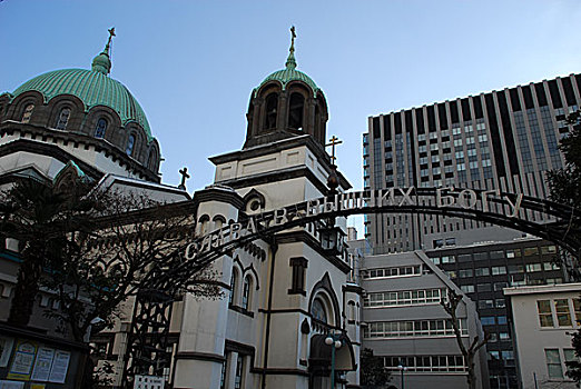 东京,大教堂,千代田区,日本