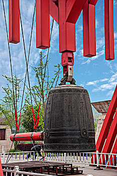 江苏镇江金山寺观音广场