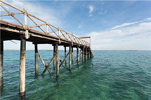 木桥,印度洋