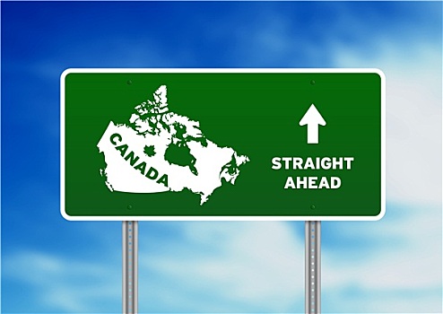 加拿大,公路,标识