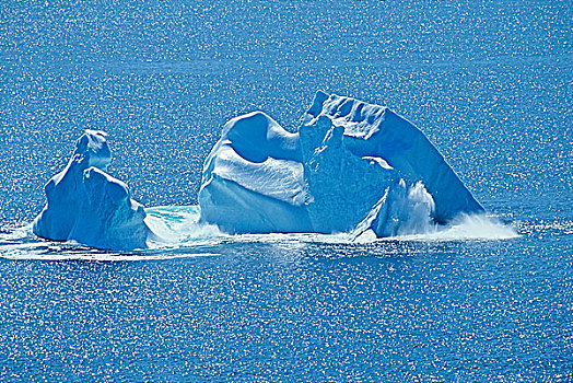 冰山,分手,纽芬兰,加拿大