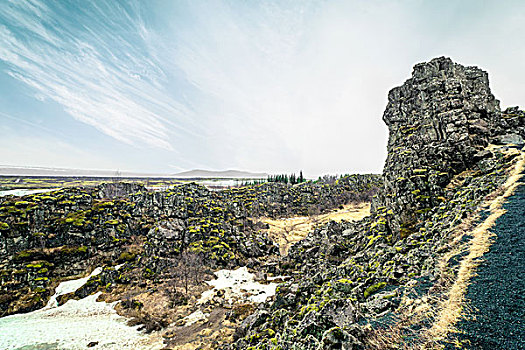 岩石,风景,国家公园,冰岛