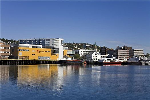 建筑,水岸,特罗姆瑟,挪威