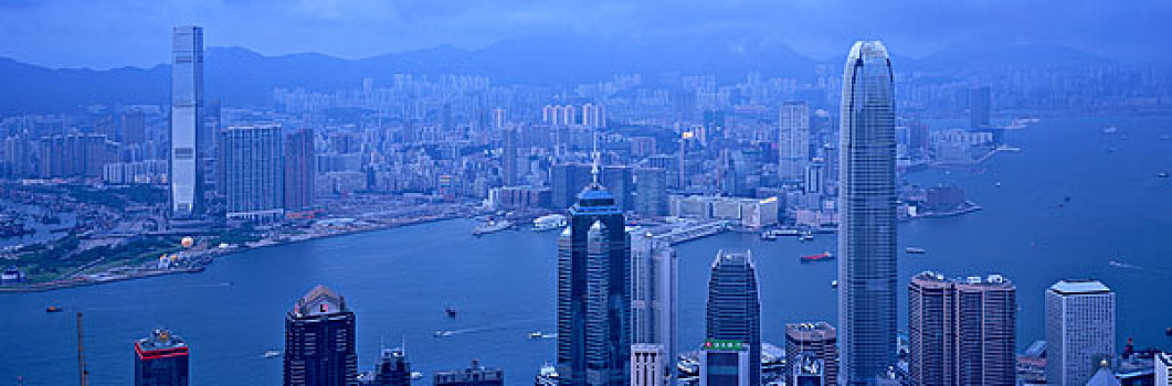 城市,顶峰,香港